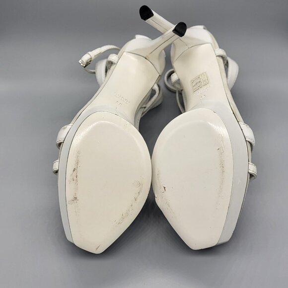 Gucci Daryl Calfskin Suede  Cage Platform Sandals - Picture 13 of 17